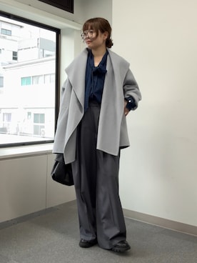 「アイテム（その他アウター）」を使った、manakaさん（レディース・162cm・20代）の秋コーディネート