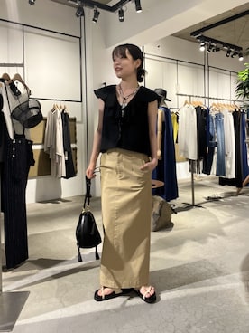 manakaさん(レディース・162cm)の夏コーディネート
