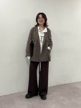 manakaさん（レディース・162cm）の秋コーディネート