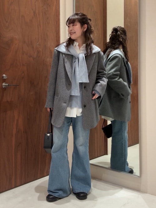 センタークリースフレアデニム