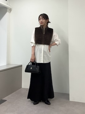 「ファーベスト」｜manakaさん（レディース・162cm）の夏コーディネート