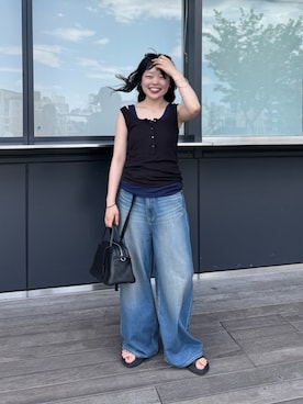 manakaさん(レディース・162cm)の夏コーディネート