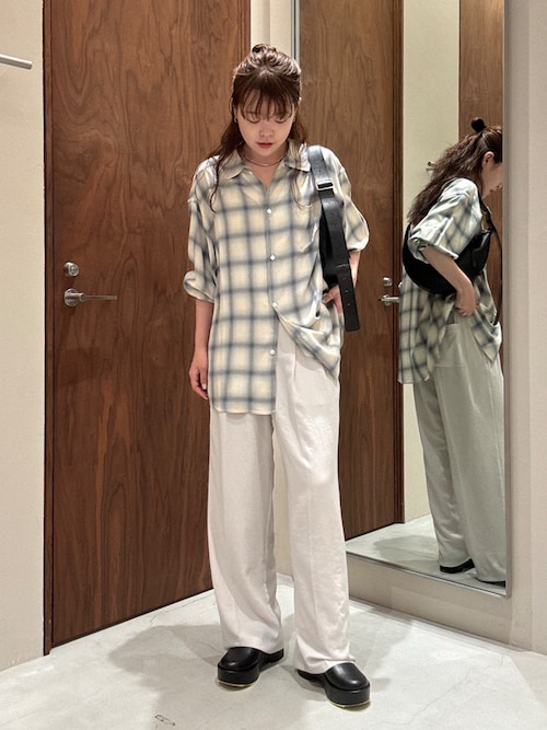 GALLARDAGALANTE オーガンジーコンビパンツ GALLARDAGALANTEのパンツを使ったコーディネート(ZOZOTOWN Yahoo