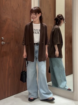 「アイテム（チョーカー）」を使った、manakaさん（レディース・162cm・20代）の夏コーディネート
