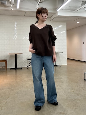 「アイテム（リング）」を使った、manakaさん（レディース・162cm・20代）の秋コーディネート