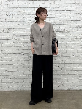 「アイテム（チョーカー）」を使った、manakaさん（レディース・162cm）の秋コーディネート