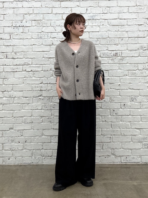 セール】ファーVネックカーディガン（ニット/セーター