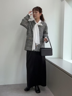 「アイテム（スカート）」を使った、manakaさん（レディース・162cm・20代）の冬コーディネート