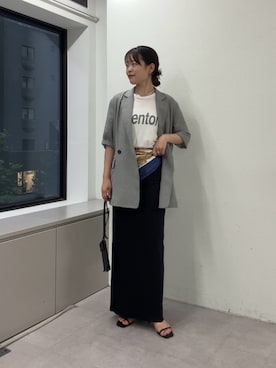 manakaさん（レディース・162cm）の夏コーディネート