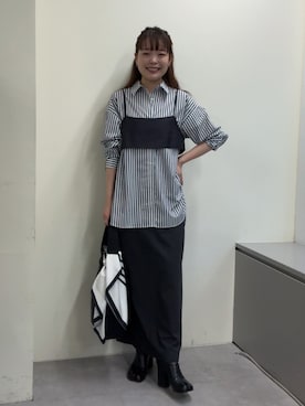 「アイテム（スカート）」を使った、manakaさん（レディース・162cm・20代）の冬コーディネート