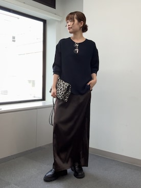 「アイテム（メガネ）」を使った、manakaさん（レディース・162cm・20代）の秋コーディネート