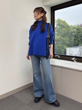 「アイテム（ボディバッグ/ウエストポーチ）」を使った、manakaさん（レディース・162cm・20代）の秋コーディネート