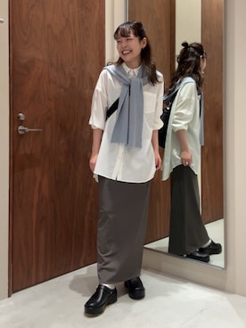 manakaさん（レディース・162cm）の冬コーディネート