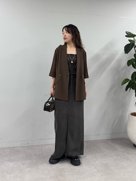 manakaさん(レディース・162cm)の夏コーディネート