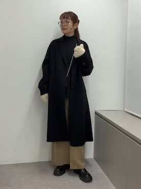 「アイテム（その他小物）」を使った、manakaさん（レディース・162cm）の冬コーディネート