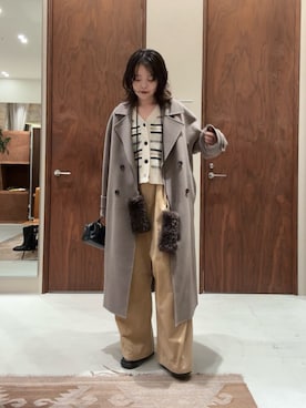 manakaさん（レディース・162cm）の秋コーディネート