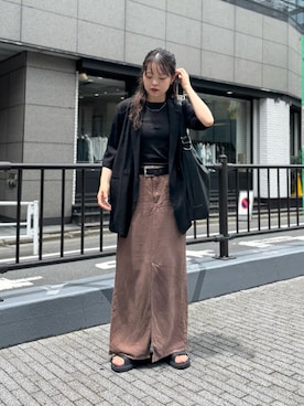 manakaさん(レディース・162cm)の夏コーディネート