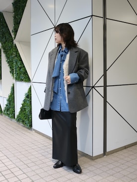 manakaさん（レディース・162cm）の秋コーディネート
