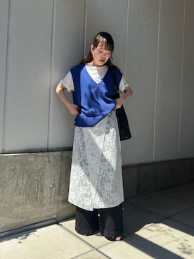 manakaさん（レディース・162cm）の春コーディネート