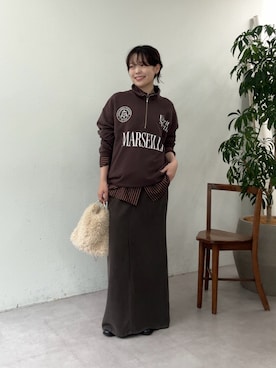 manakaさん（レディース・162cm）の秋コーディネート