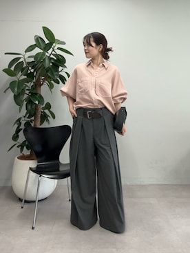 「2.718（ニーテンナナイチハチ）のアイテム」を使った、manakaさん（レディース・162cm）の夏コーディネート