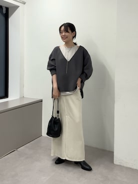 manakaさん（レディース・162cm）の秋コーディネート