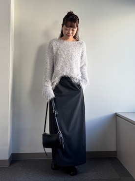 「アイテム（スカート）」を使った、manakaさん（レディース・162cm・20代）の冬コーディネート