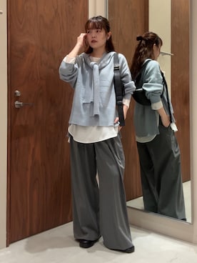 manakaさん（レディース・162cm）の冬コーディネート