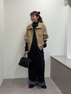 「20代後半」｜manakaさん（レディース・162cm）の冬コーディネート