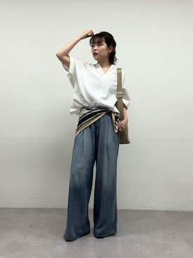「20代後半」｜manakaさん（レディース・162cm）の春コーディネート