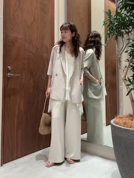 「20代後半」｜manakaさん（レディース・162cm）の春コーディネート