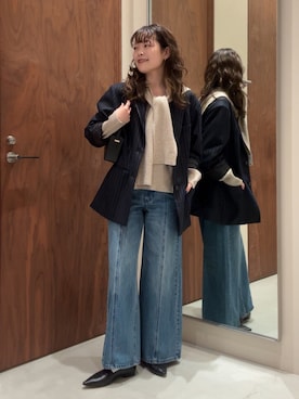 manakaさん(レディース・162cm)の冬コーディネート