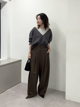 manakaさん（レディース・162cm）の秋コーディネート