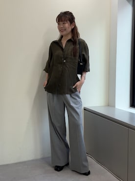 「アイテム（リング）」を使った、manakaさん（レディース・162cm・20代）の冬コーディネート