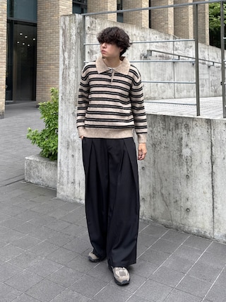 「NEW BALANCE(ニューバランス)のNEW BALANCE ニューバランス U50920U(D) U509 U50920U BROWN(20U)(スニーカー)」を使った、gucciさん(メンズ・177cm)の秋コーディネート