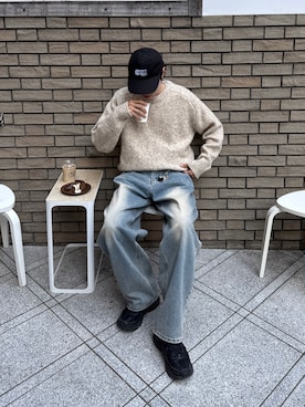 「アイテム（帽子）」を使った、gucciさん（メンズ・177cm・20代）の冬コーディネート