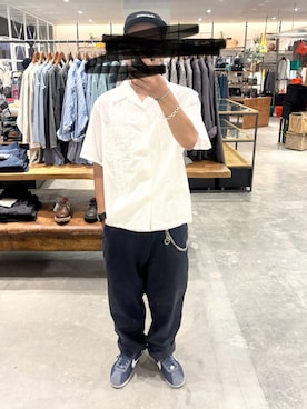 「アイテム（シャツ/ブラウス）」を使った、potehe.higeoさん（メンズ・172cm・30代）の夏コーディネート
