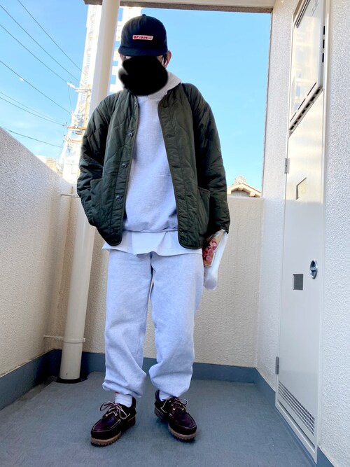 potehe.higeo｜LOS ANGELES APPARELのスウェットパンツを使った