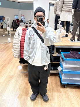 「アイテム（バッグ）」を使った、potehe.higeoさん（メンズ・172cm）の秋コーディネート