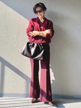 「おちびさん」｜「アイテム（パンプス）」を使った、Yoko  Ishibashiさん（レディース・153cm）の秋コーディネート