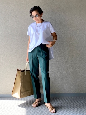 Yoko  Ishibashiさん（レディース・153cm）の夏コーディネート