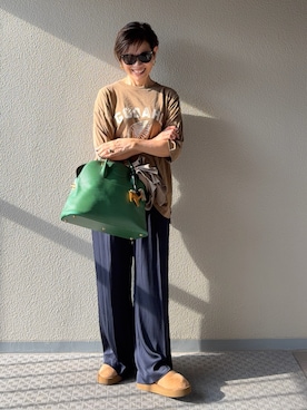 「アイテム（アンサンブル）」を使った、Yoko  Ishibashiさん（レディース・153cm）の秋コーディネート