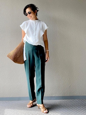 Yoko  Ishibashiさん（レディース・153cm）の夏コーディネート