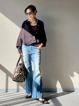「おちびさん」｜「アイテム（パンプス）」を使った、Yoko  Ishibashiさん（レディース・153cm）の秋コーディネート