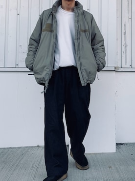 「confect（コンフォクト）のアイテム」を使った、kazuさん（メンズ・170cm）の秋コーディネート