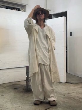 「アイテム（サンダル）」を使った、kazuさん（メンズ・170cm）の冬コーディネート