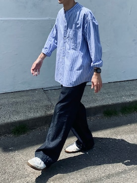 「confect（コンフォクト）のアイテム」を使った、kazuさん（メンズ・170cm）の春コーディネート