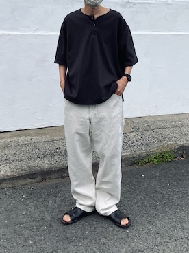 「confect（コンフォクト）のアイテム」を使った、kazuさん（メンズ・170cm）の春コーディネート