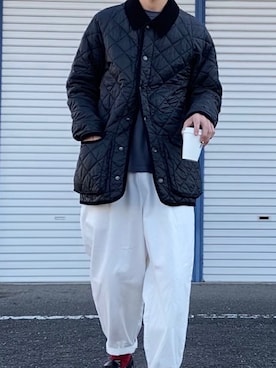 「タッセルローファー」｜「アイテム（その他アウター）」を使った、kazuさん（メンズ・170cm）の秋コーディネート