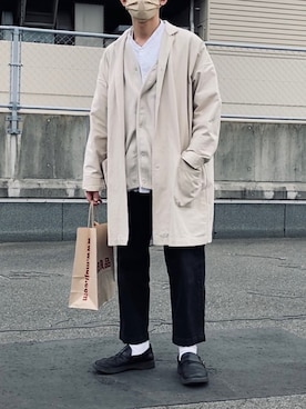 「オーロラシューズ」｜kazuさん（メンズ・170cm）の春コーディネート